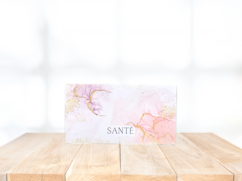 Lot de titres personnalisés A7 Aquarelle