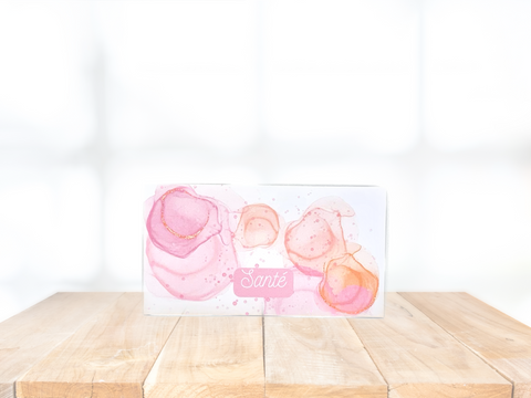 Lot de titres personnalisés A7 Pink