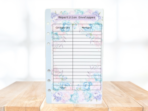 3 Fiches Budget mensuel Bridgerton