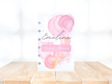 Première page personnalisée A7 Pink