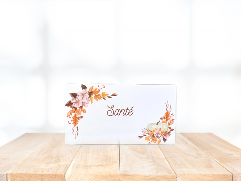 Lot de titres personnalisés A7 Automne