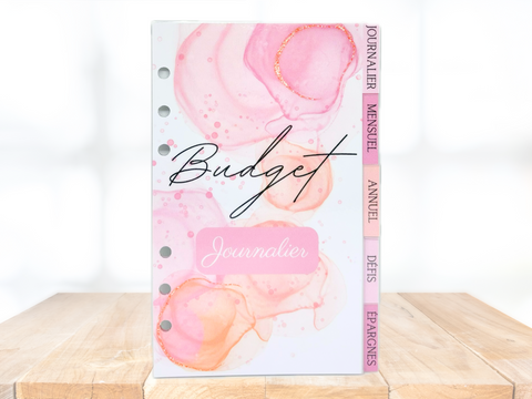 Lot de 5 intercalaires personnalisées Pink