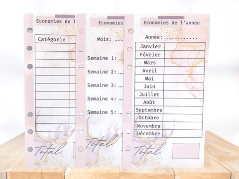 trackers suivi économies aquarelle