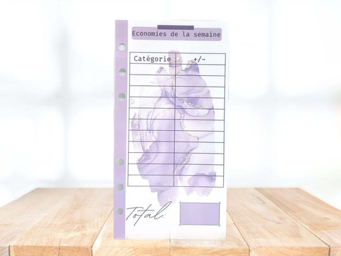 tracker économie de la semaine collection violet