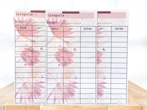 tracker budget collection Fleurs rouges